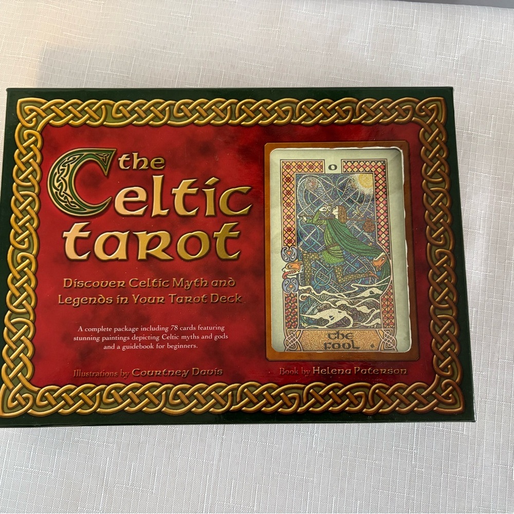 (SOLD) The Celtic Tarot Card Game - Red and Green